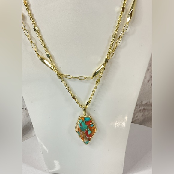 🌟 Kendra Scott Convertible Stone Pendant Necklace - Picture 4 of 8